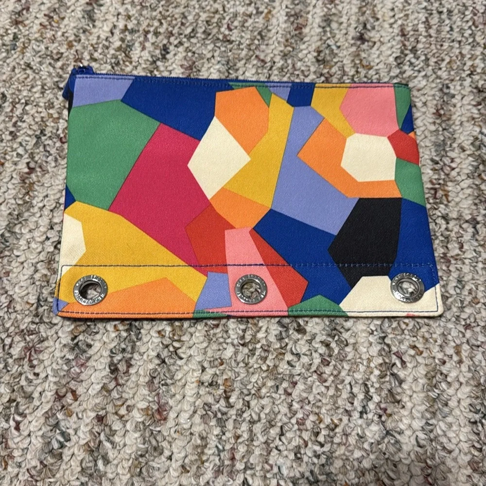 Vera Bradley Colorful Geometric Pencil Pouch